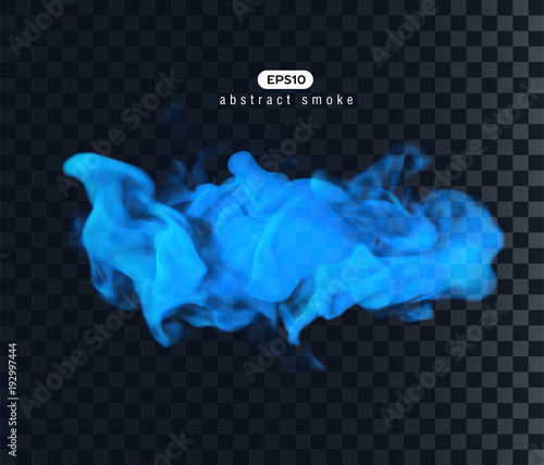 Vector illustration of smoky shape.