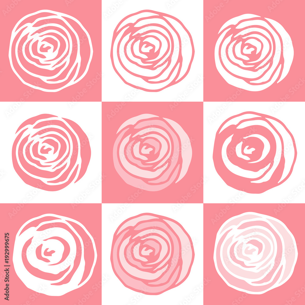Set of Minimalistic Flower Symbols Set of Minimalistic Flower Symbols