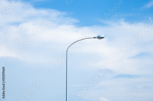 Daytime street lamp