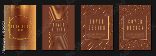 Modern cover page design for your business. Template in A4. Can be used for poster, brochure, magazine, card, book, flyer, banner. Trendy corporate style with bauhaus, memphis and hipster elements.