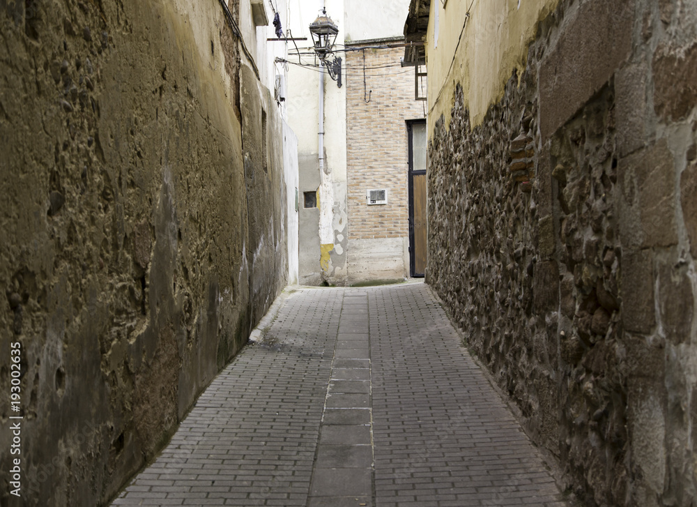Alley in village