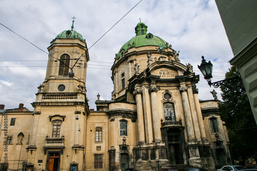 Age-old Dominic Oder Cathedral with two Domes