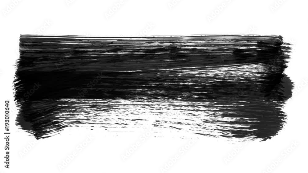 Looping Underline Vidéo Stock Grunge brush stroke. Abstract hand - painted element ...