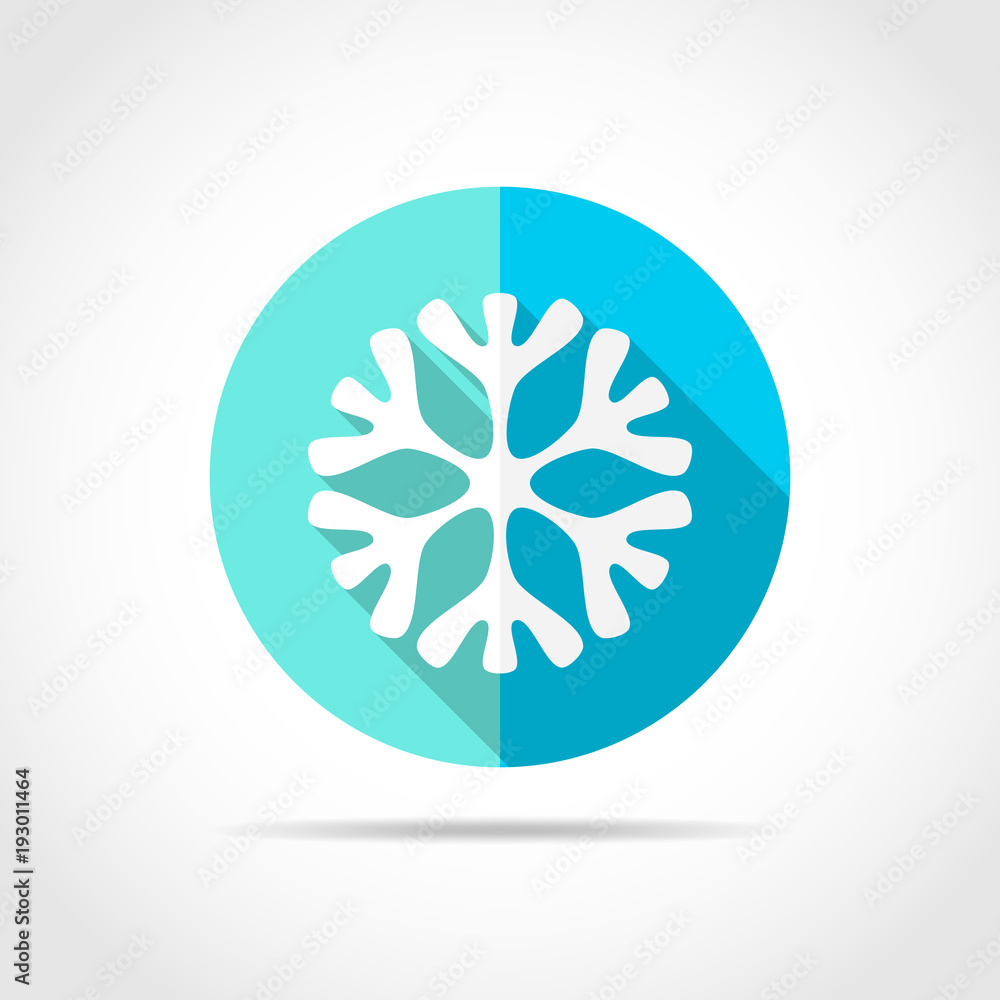 Snowflake icon. Vector illustration. Snowflake icon. Vector illustration.
