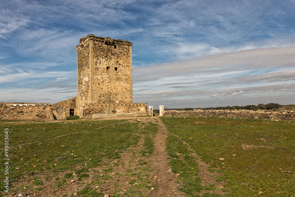 Tower of the Mogollones. Extremadura. Spain.