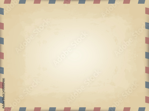 vector realistic pattern of old vintage card with slanted lines on the edges of red and blue