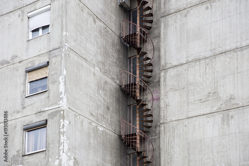 Urban concrete building