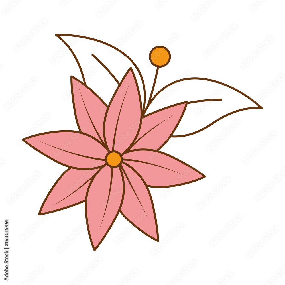 beautiful flower garden icon vector illustration design