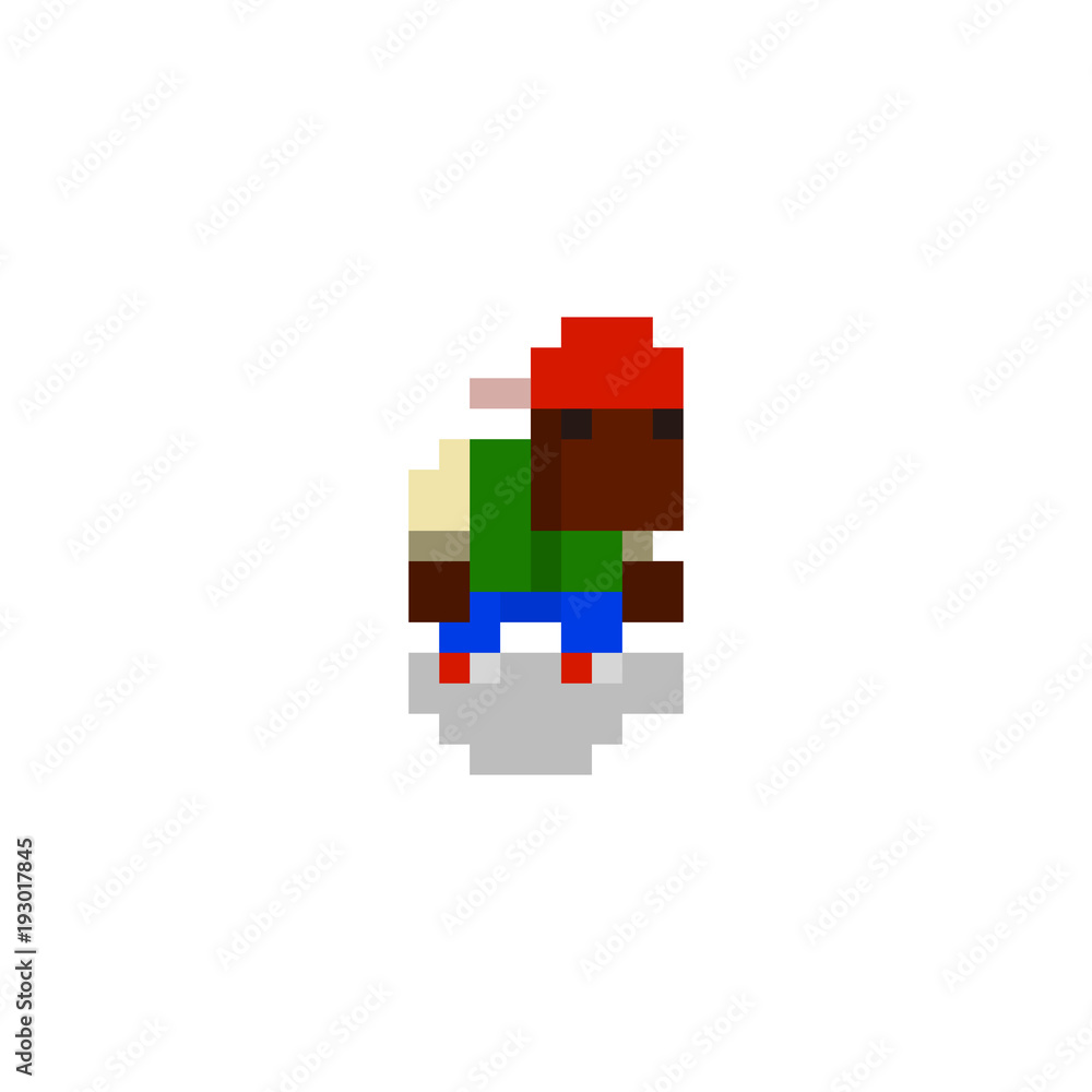 pixel character rapper for games and web sites pixel character rapper for games and web sites