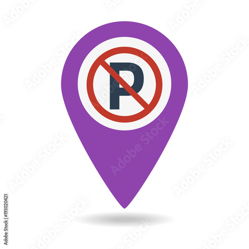 Free Download No parking sign on white background. - GFXLoad