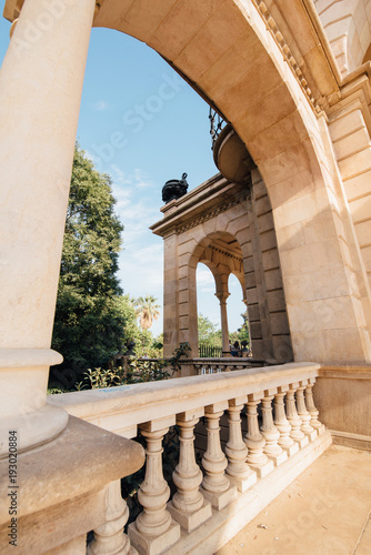 Parque de La Ciutadella is a public Park in the Old town of Ciutat Vella in Barcelona,Spain. photo