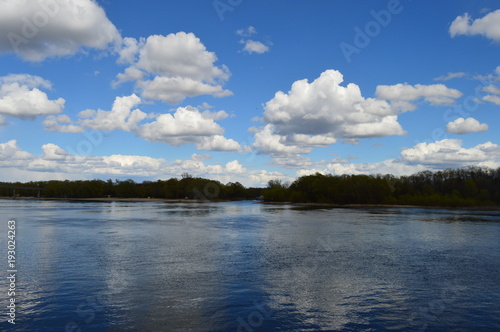 clouds over the river © Natallia