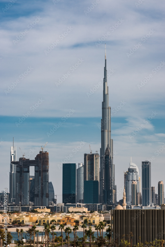 Fototapeta premium panorama di dubai
