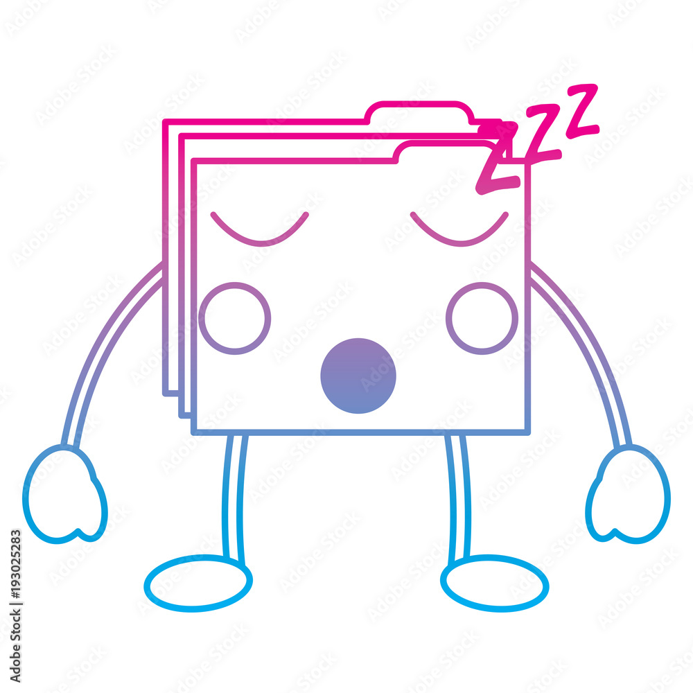 file folder sleeping emoji icon image vector illustration design blue to purple ombre line file folder sleeping emoji icon image vector illustration design blue to purple ombre line