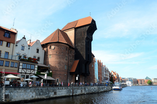 The crane gate in Gdansk (Poland)