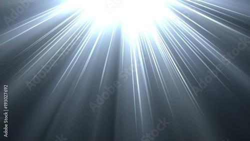 4K White warm heaven lights from above soft optical lens flares shiny animation art background animation. Motion graphic natural lighting lamp rays shiny effect dynamic colorful.