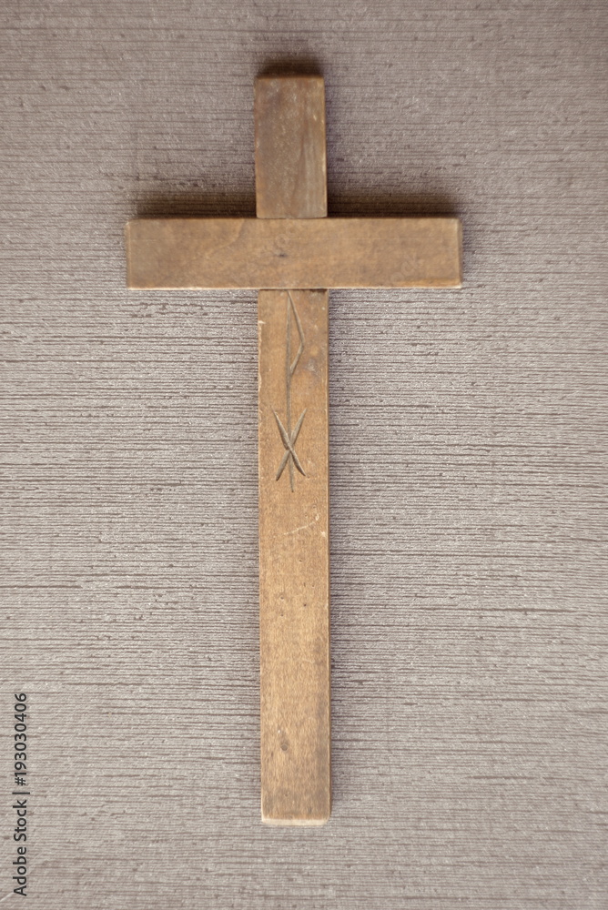 Old wooden cross