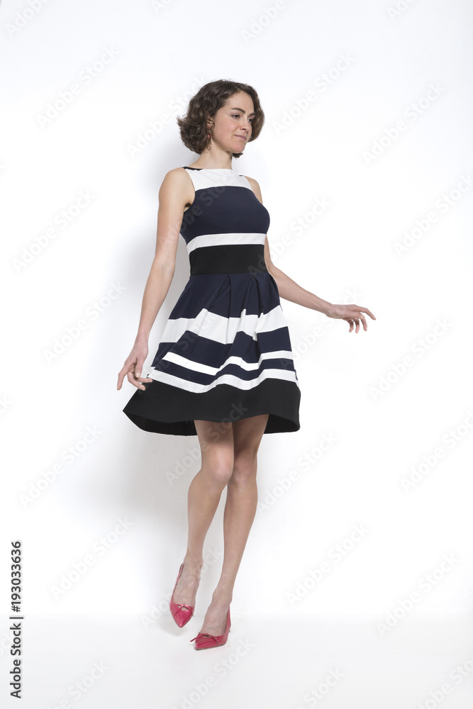 Fototapeta premium Fashion in schwarz und weiß