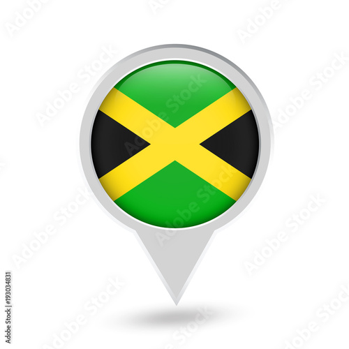 Free Download Jamaica Flag Round Pin Icon - GFXLoad