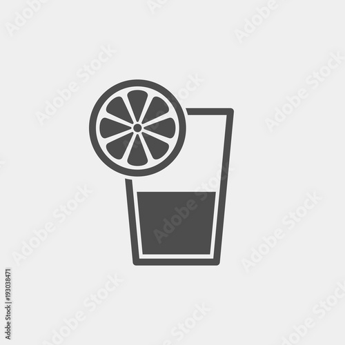 Juice flat vector icon