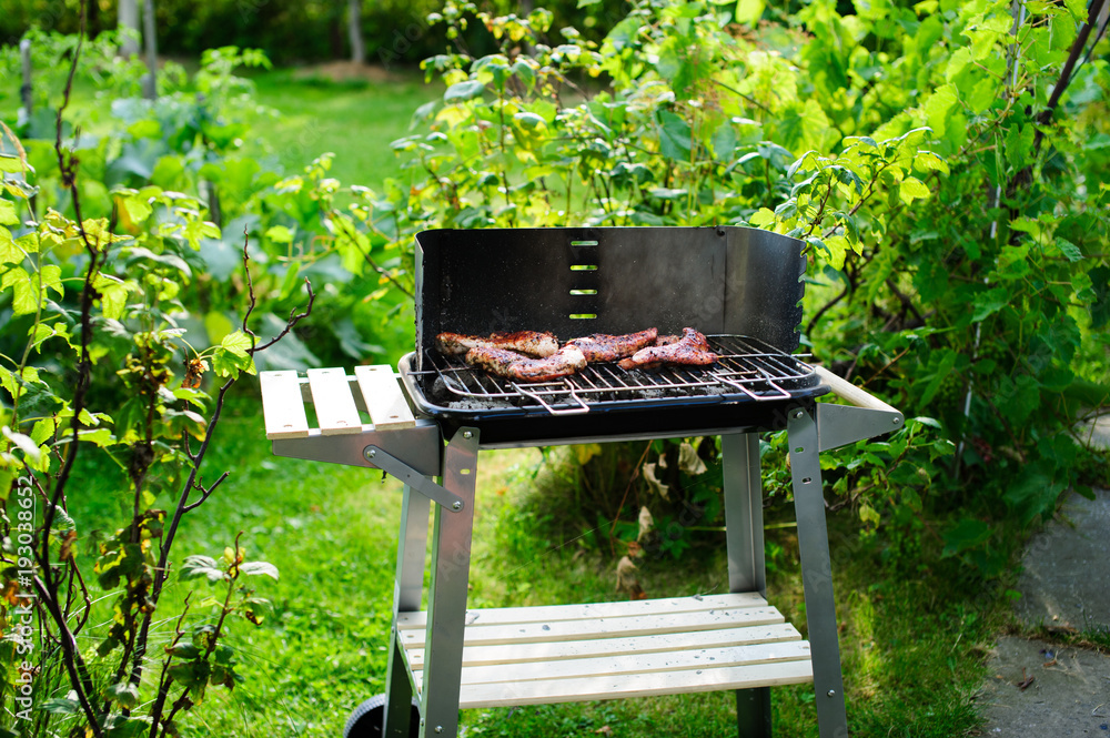 Barbecue grill with various kinds of meat Barbecue grill with various kinds of meat