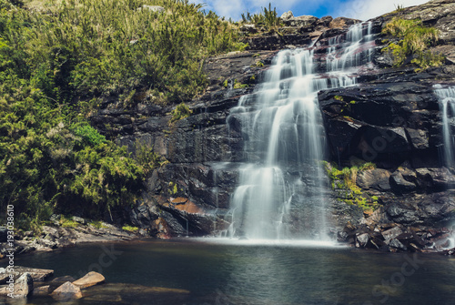 Aiuruoca s Waterfall in Brazil - Itatiaia National Park - Parque Nacional do Itatiaia