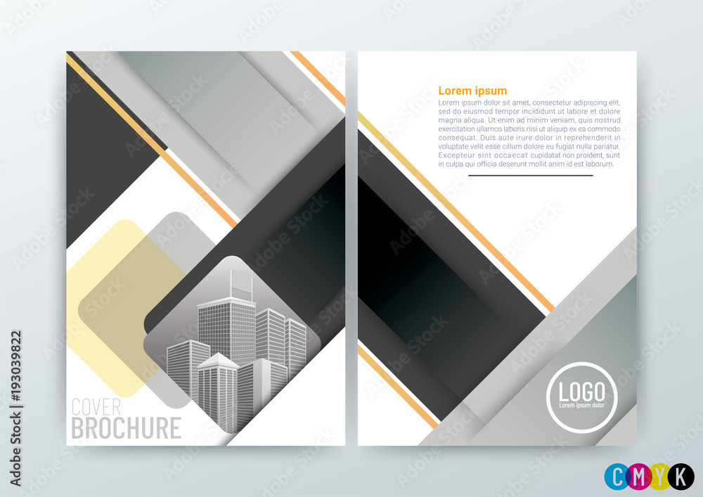 Business Brochure, Flyer Background, Cover Design, Annual Report, Layout in A4 size-vector illustration