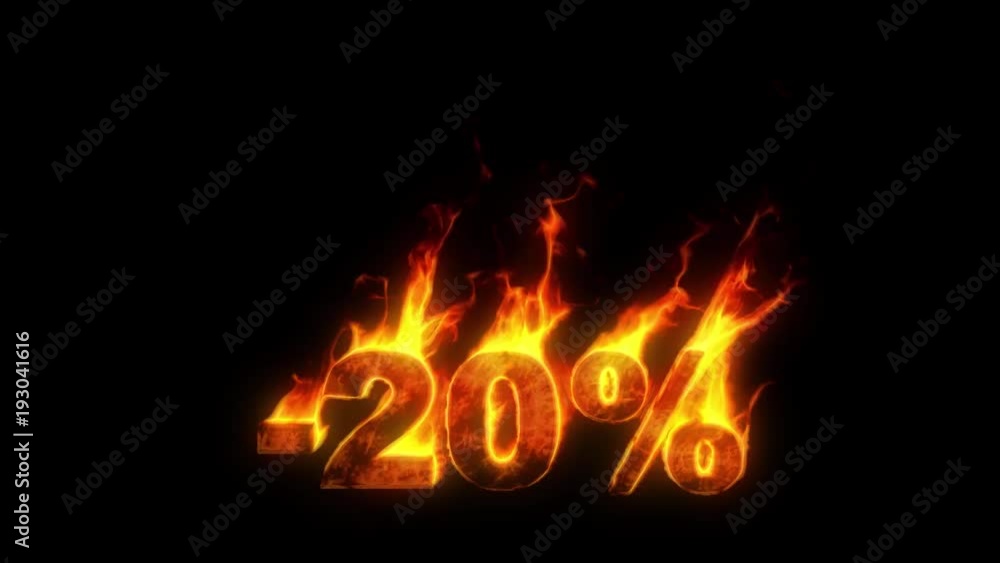 -20% burning hot discount -20% burning hot discount