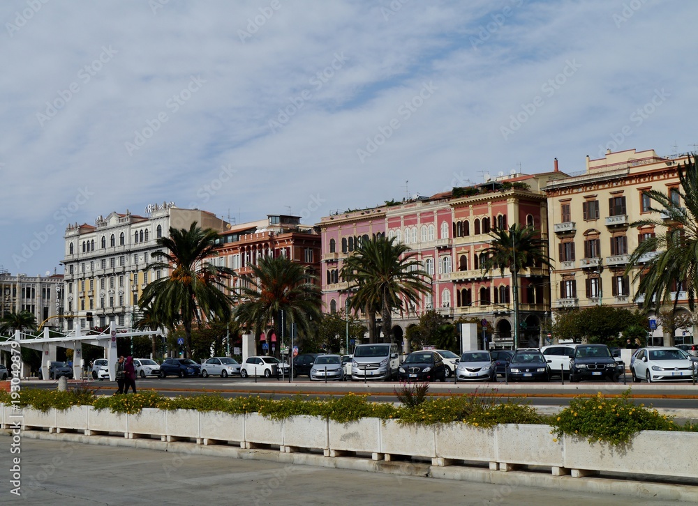 Stadtpanorama in Cagliari