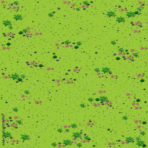 Natural isometric landscape