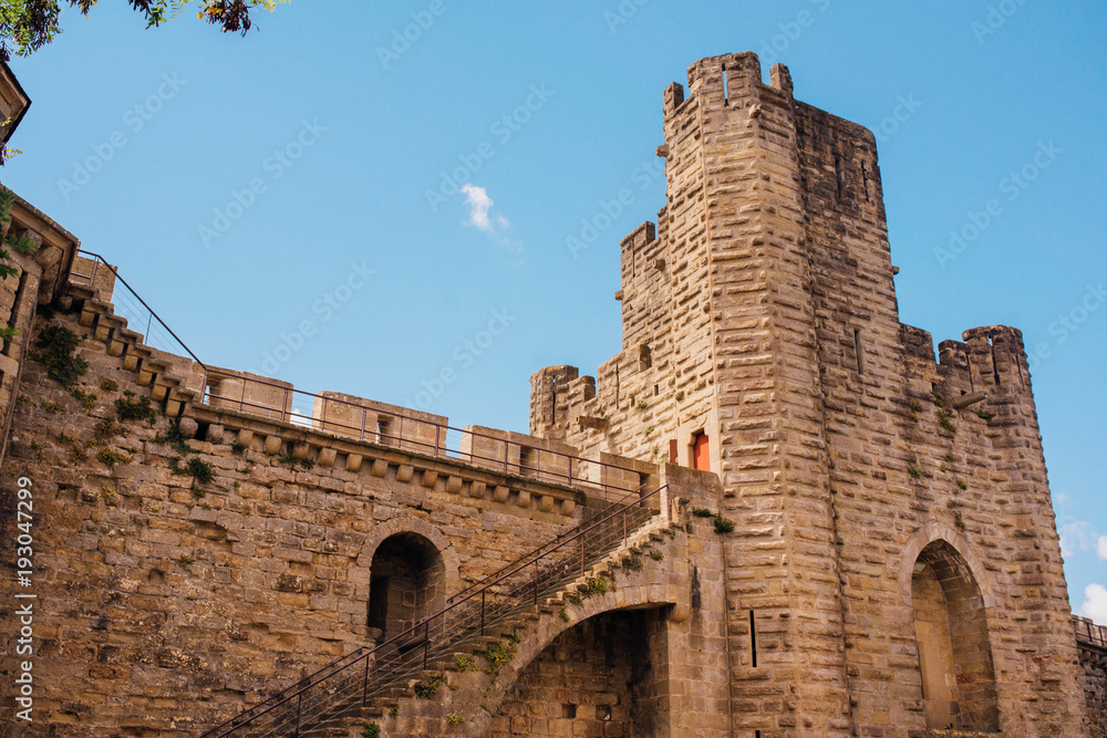Carcassonne-city castle in France
