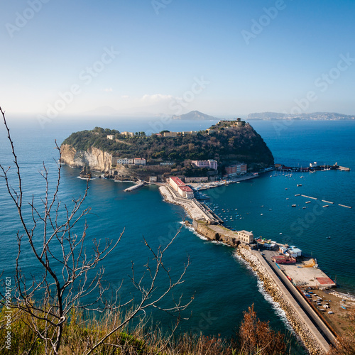 Fototapeta Naklejka Na Ścianę i Meble -  View of the island of Nisida in Campania