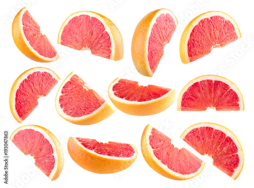 Grapefruit slices Fototapet