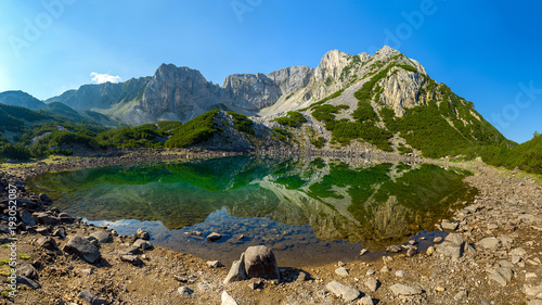 Sinanitsa peak and Sinanishko lake, Pirin mountain, Bulgaria photo
