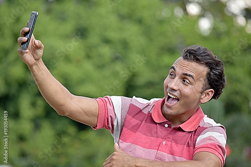 Young Colombian Male Selfie