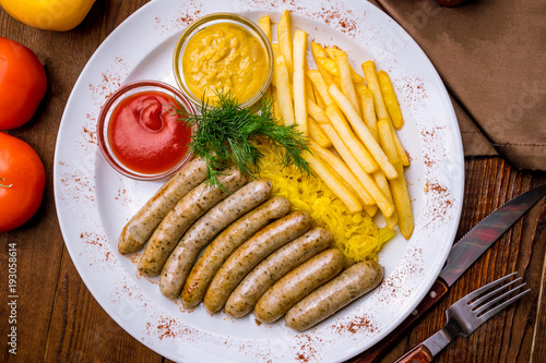 The Nuremberg sausages photo