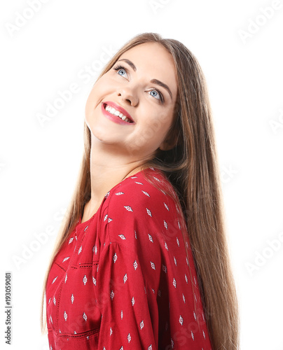 Portrait of beautiful smili...