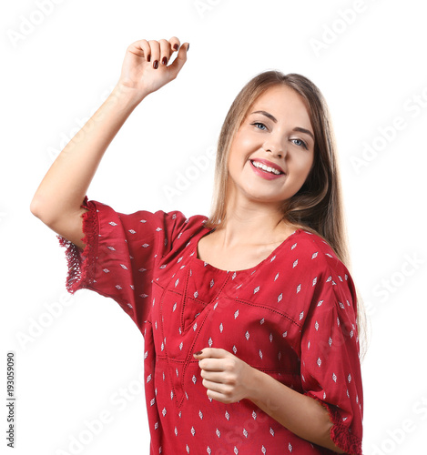 Portrait of happy smiling w...