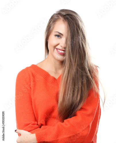 Portrait of beautiful smili...