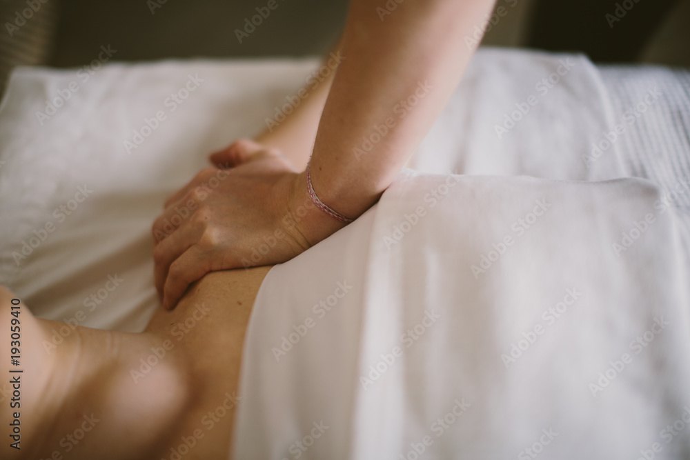 close up of a massage close up of a massage
