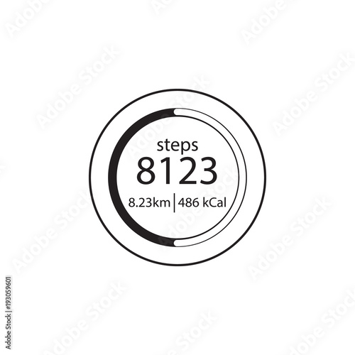 pedometer icon. Element of Measuring items for mobile concept and web apps. Icon for website design and development, app development. Premium icon