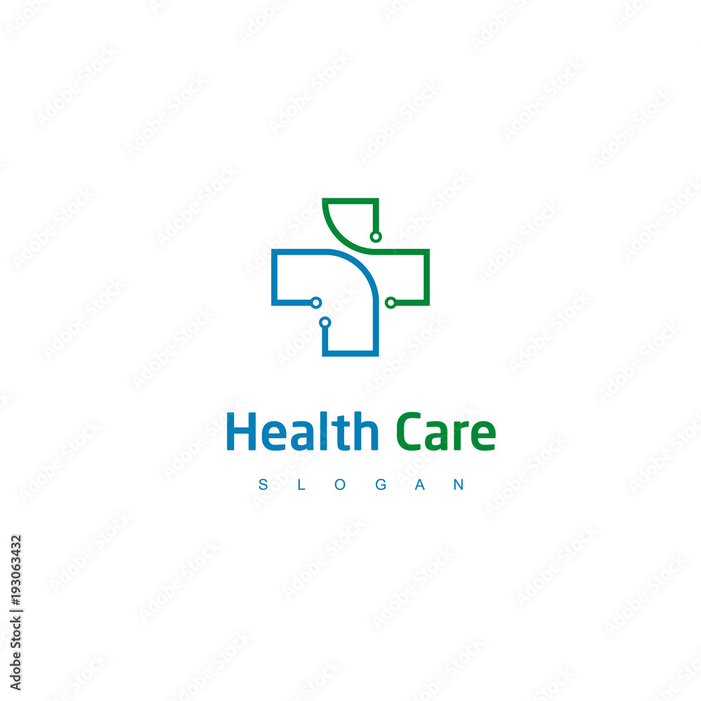 Obraz premium Health Care Outline Logo