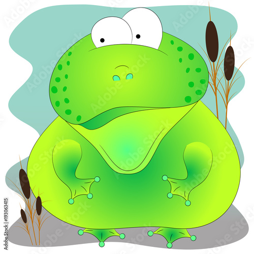  green cute toad 