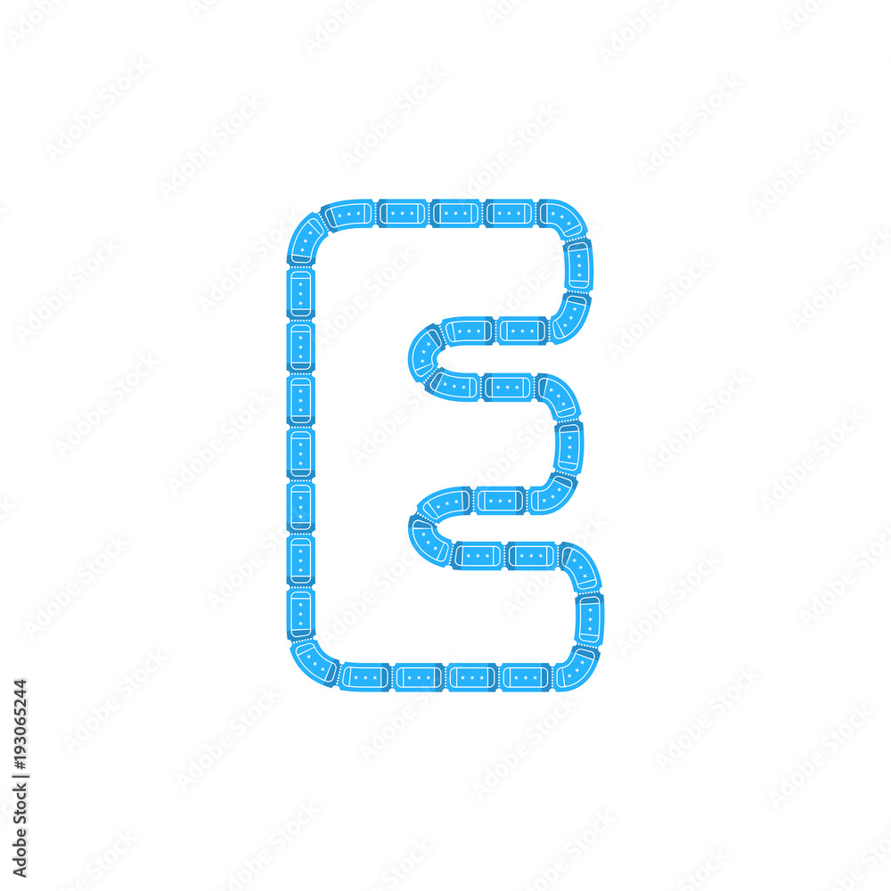 E Ticket Letter Logo Icon Design E Ticket Letter Logo Icon Design