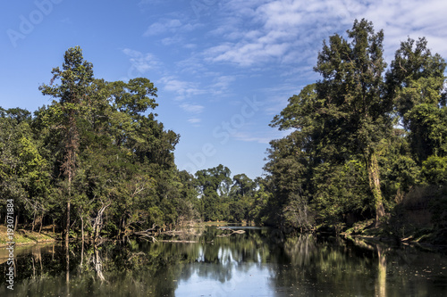 Moat at Siem Reap Angkor Wat Preah Khan is a temple at Angkor  Cambodia  built in the 12th century for King Jayavarman VII to honor his father