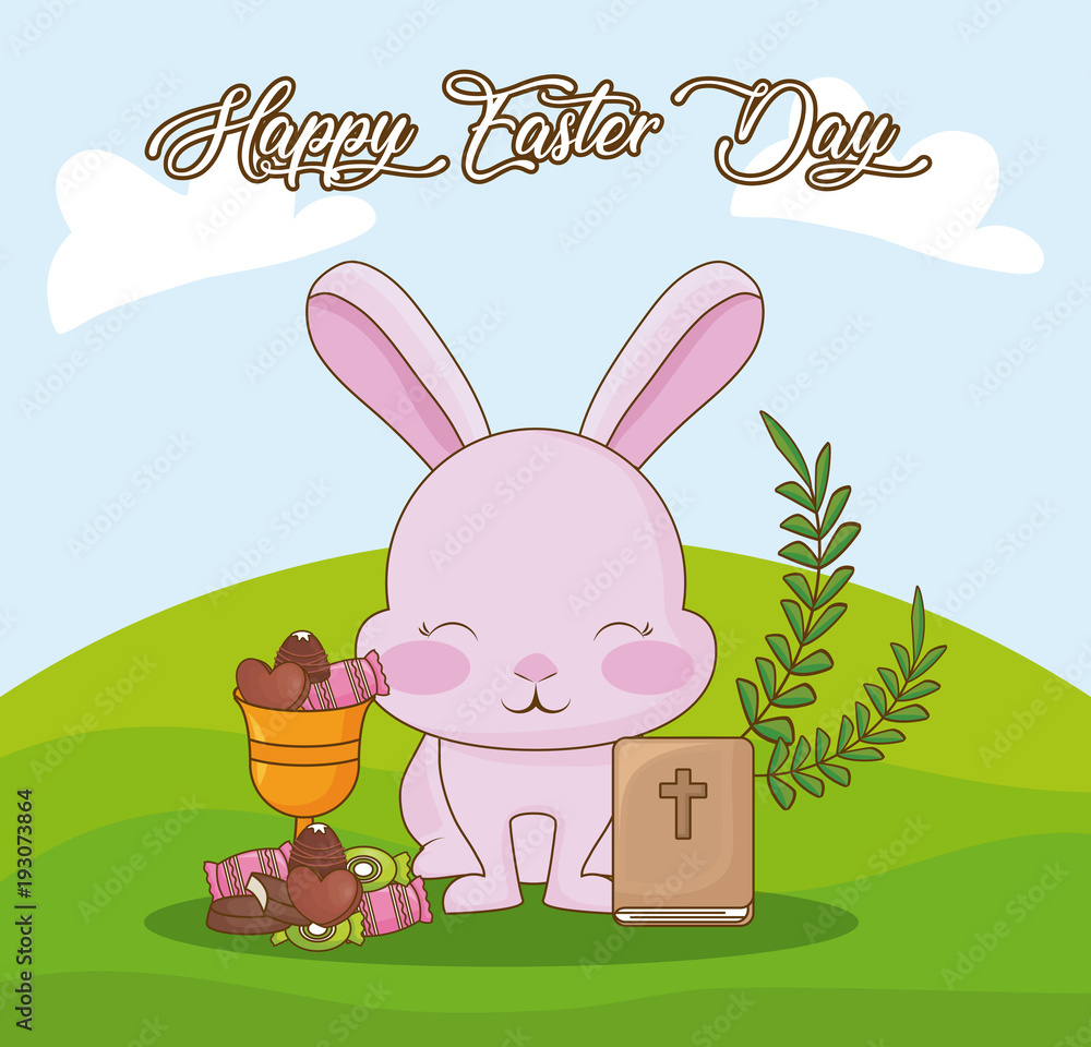 Happy easter day design Happy easter day design