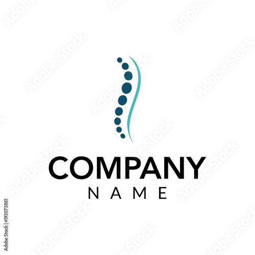 Physical therapy vector logo icon illustration
