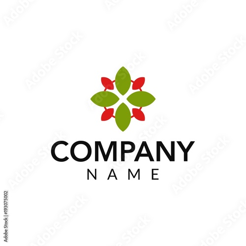 Medical spa vector logo icon illustration
