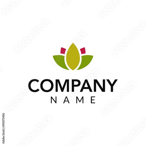 Medical spa vector logo icon illustration
