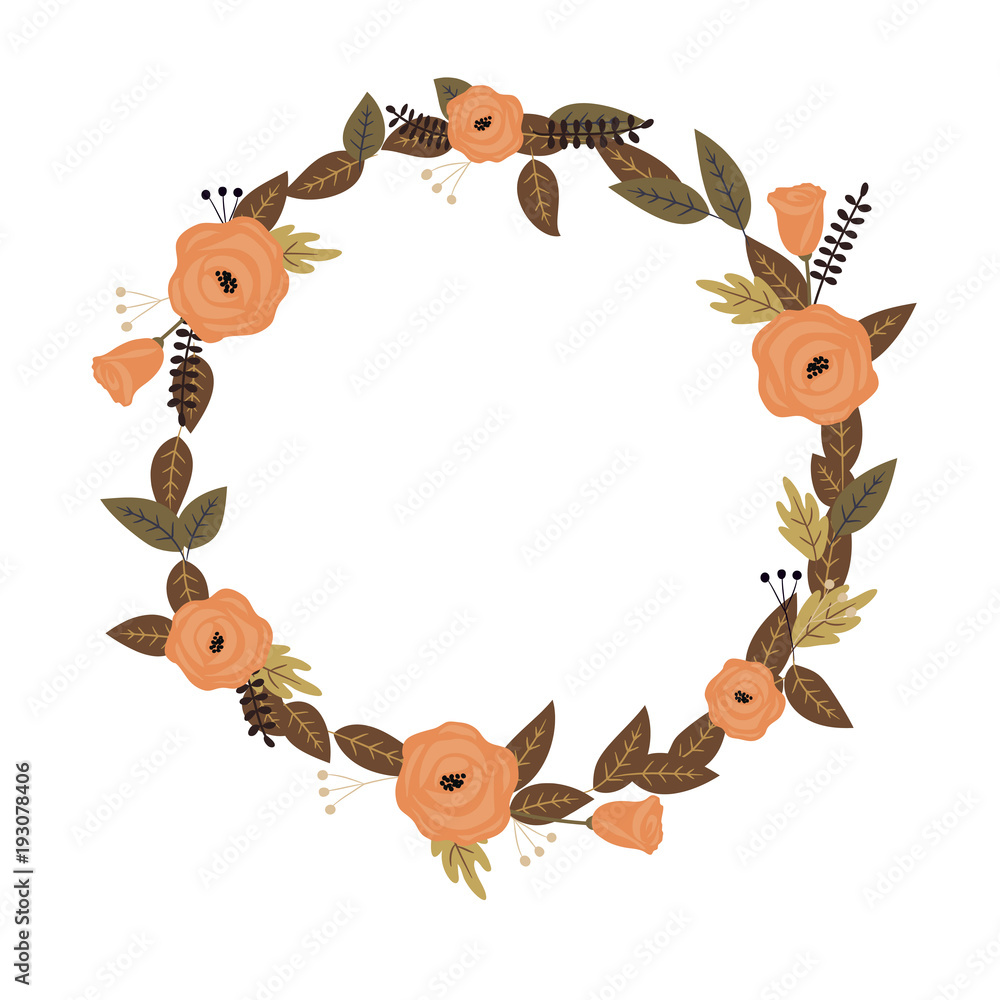 Vector roses wreath. Roses frame for greeting, invitation, wedding cards design. Vector roses wreath. Roses frame for greeting, invitation, wedding cards design.